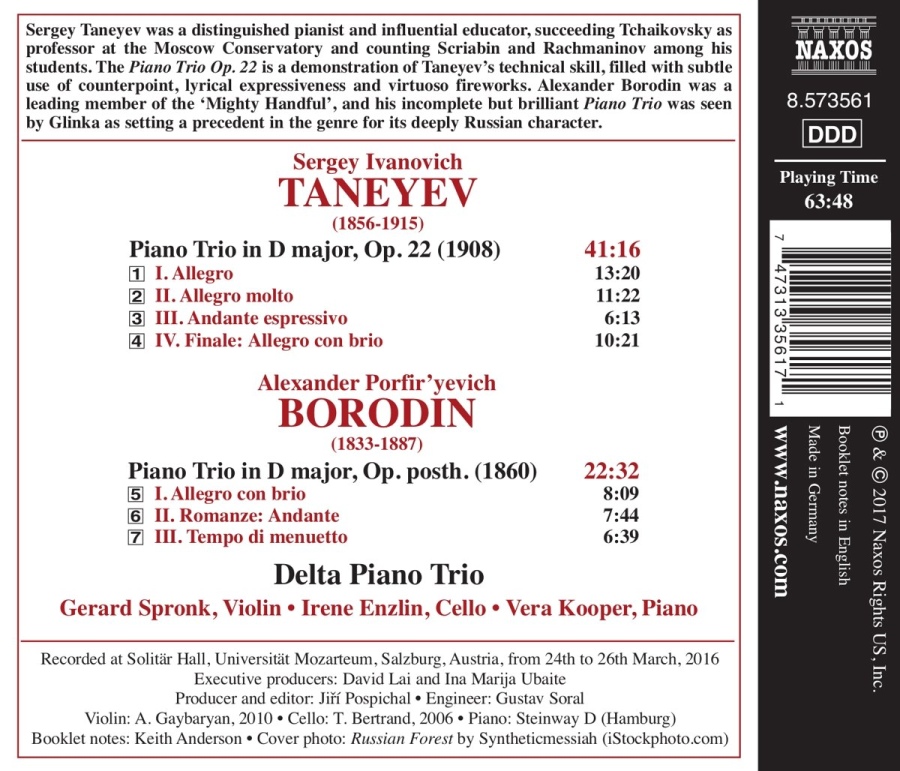 Taneyev & Borodin: Piano Trios - slide-1