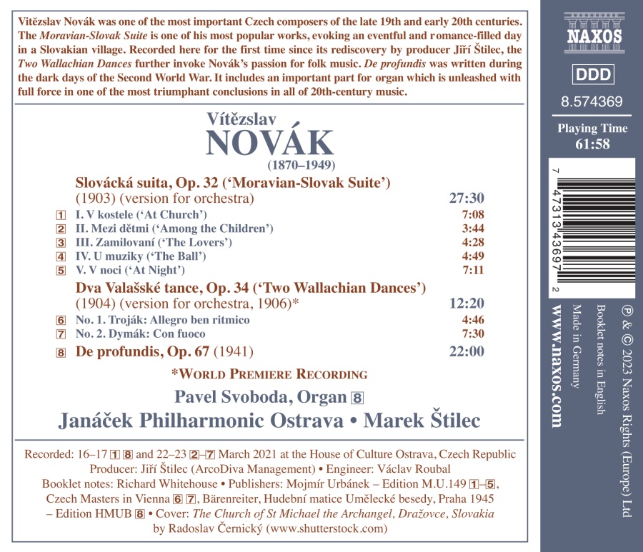 Novak: Orchestral Works Vol. 2 - slide-1