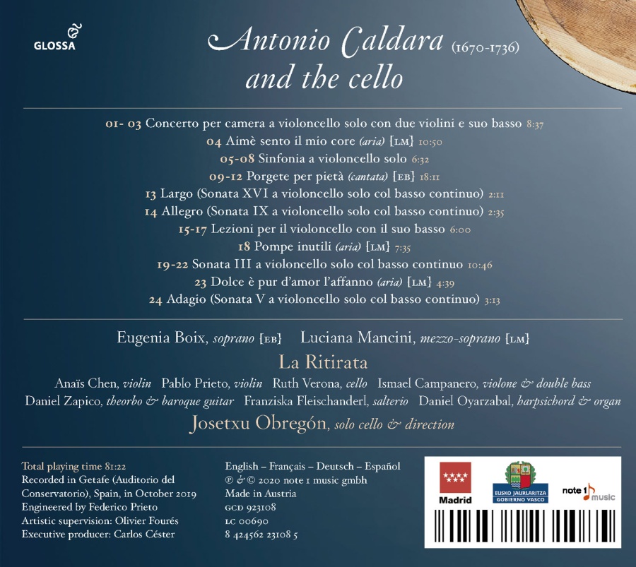 Antonio Caldara and the cello - slide-1