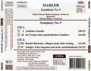 MAHLER: Symphony no. 9 - slide-1