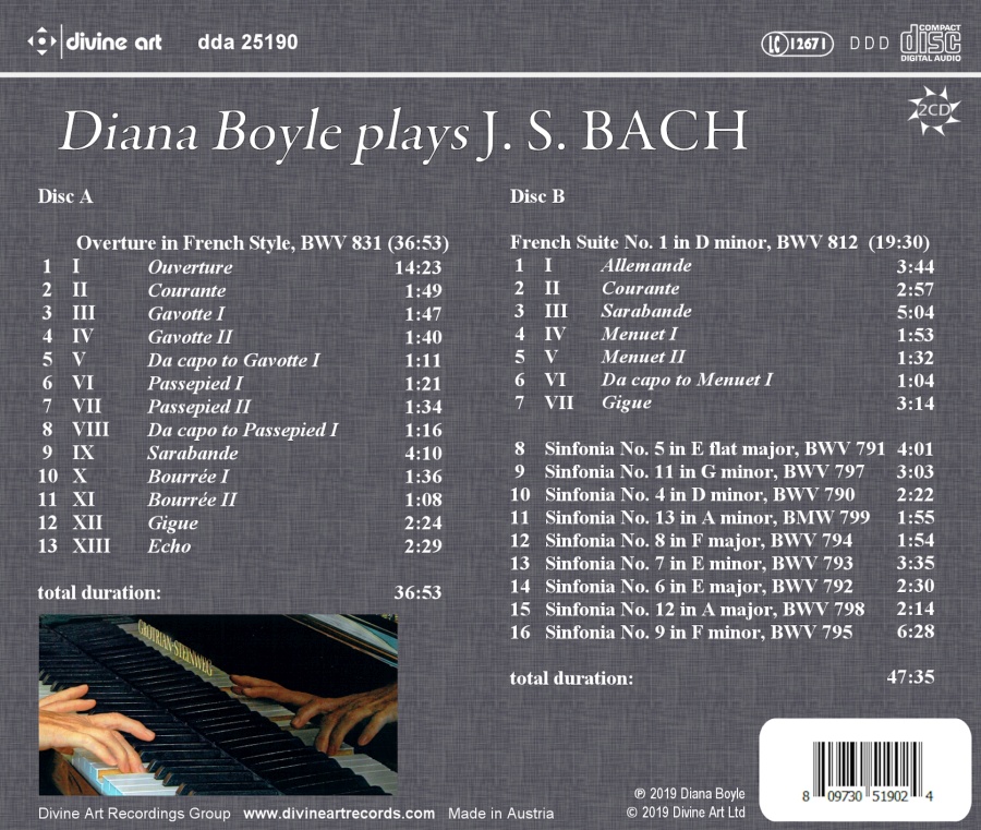 Diana Boyle plays J.S.Bach - slide-1