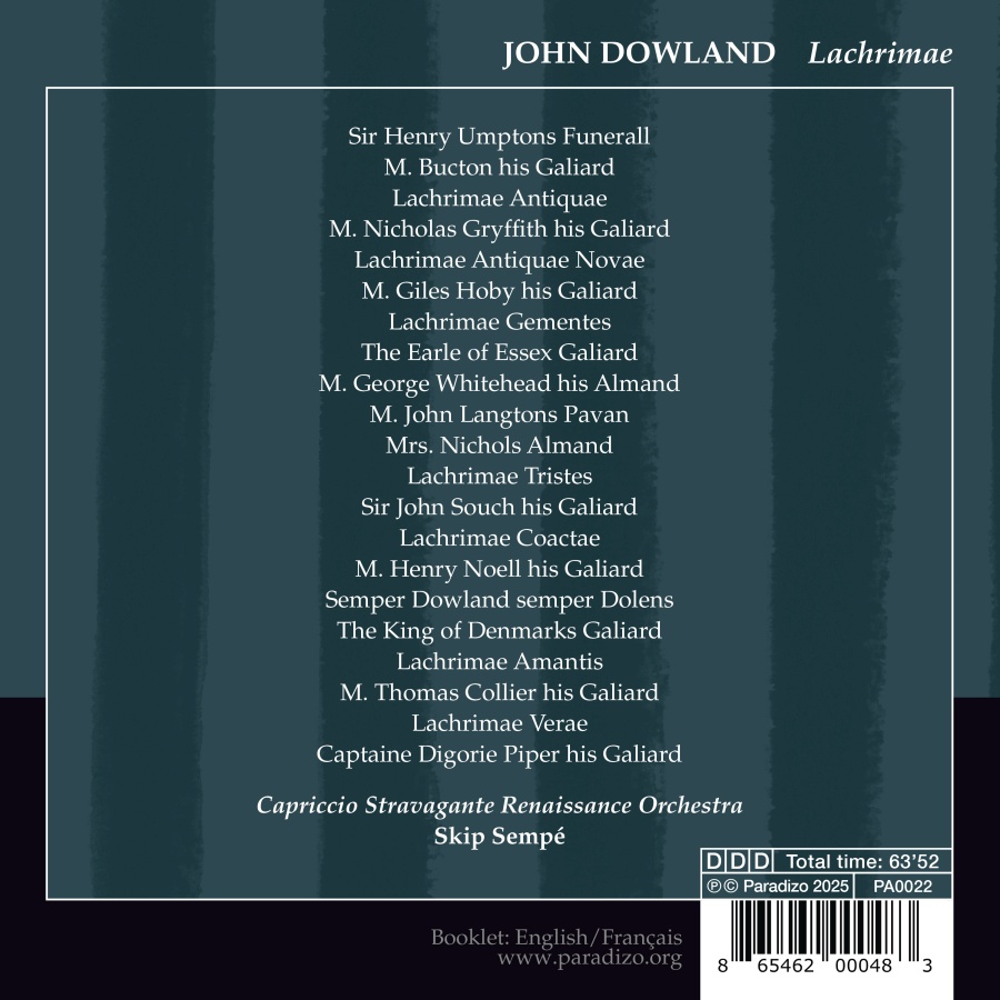 Dowland: Lachrimae - slide-1