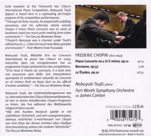 Chopin: Piano Concerto no. 1 op. 11, Berceuse op. 57, 12 Etudes op. 10 - slide-1