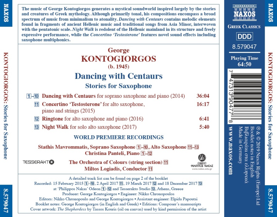 Kontogiorgos: Dancing with Centaurs - slide-1