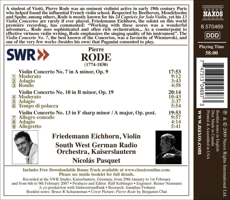 Rode: Violin Concertos Nos. 7, 10 & 13 - slide-1