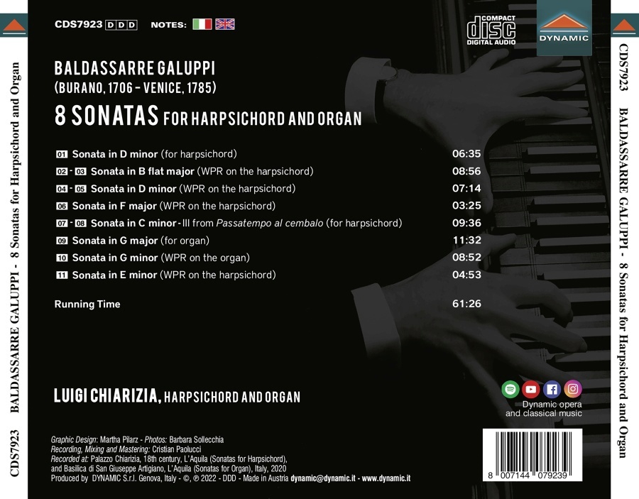 Galuppi: 8 Sonatas for harpsichord and organ - slide-1