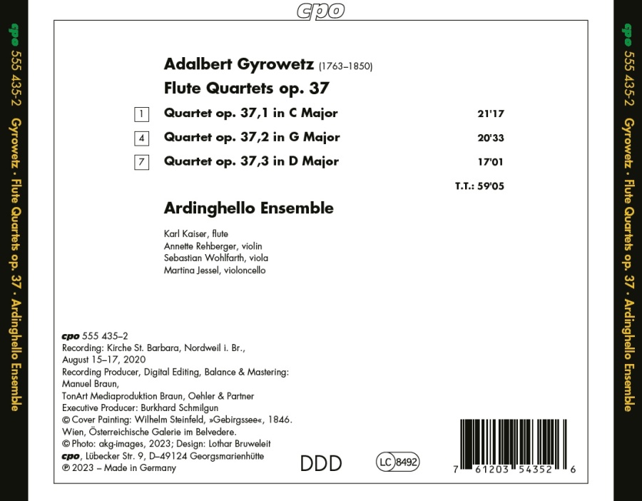 Gyrowetz: Flute Quartets op. 37 - slide-1