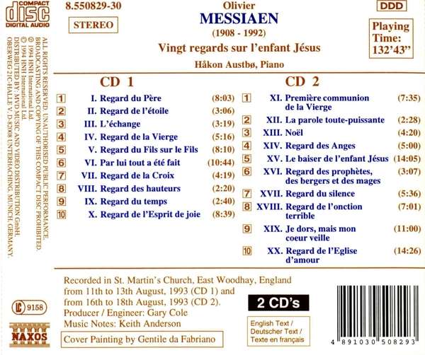 MESSIAEN: Vingt Regards - slide-1