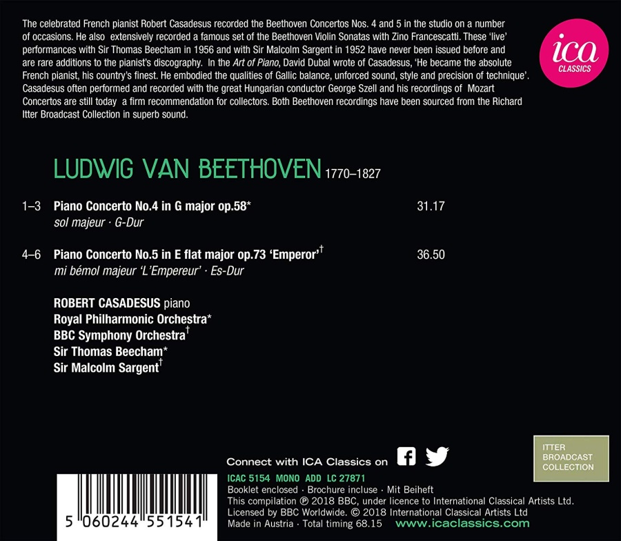 Beethoven: Piano Concertos Nos. 4 & 5 - slide-1