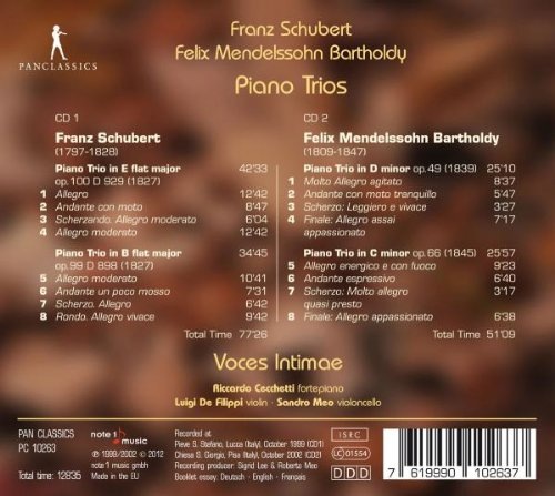 Schubert & Felix Mendelssohn: Piano Trios - slide-1
