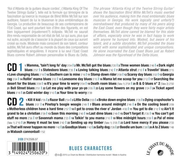 McTell, Blind Willie: Statesboro Blues; seria Blues Characters - slide-1