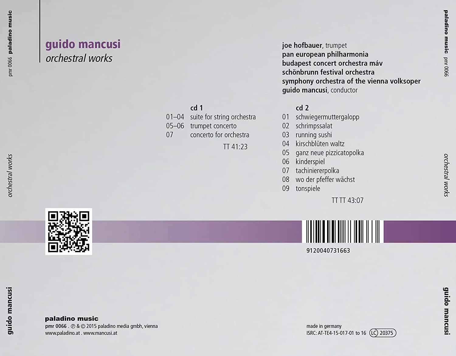 Mancusi: Orchestral Works - slide-1