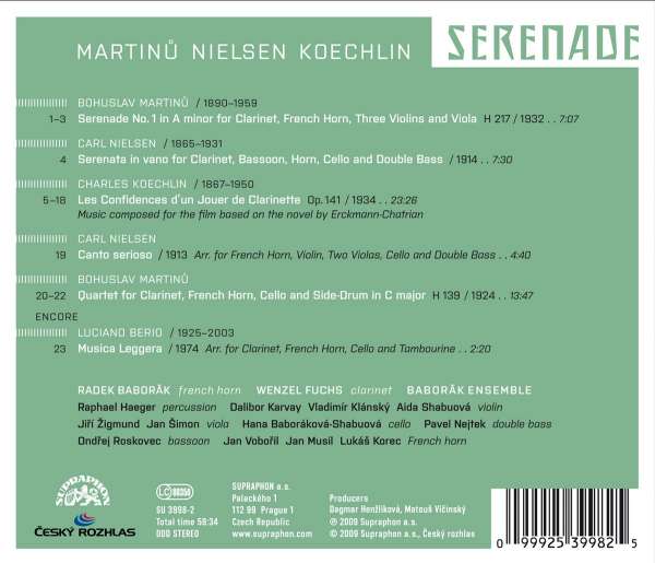 Martinů / Nielsen / Koechlin: Serenade - slide-1