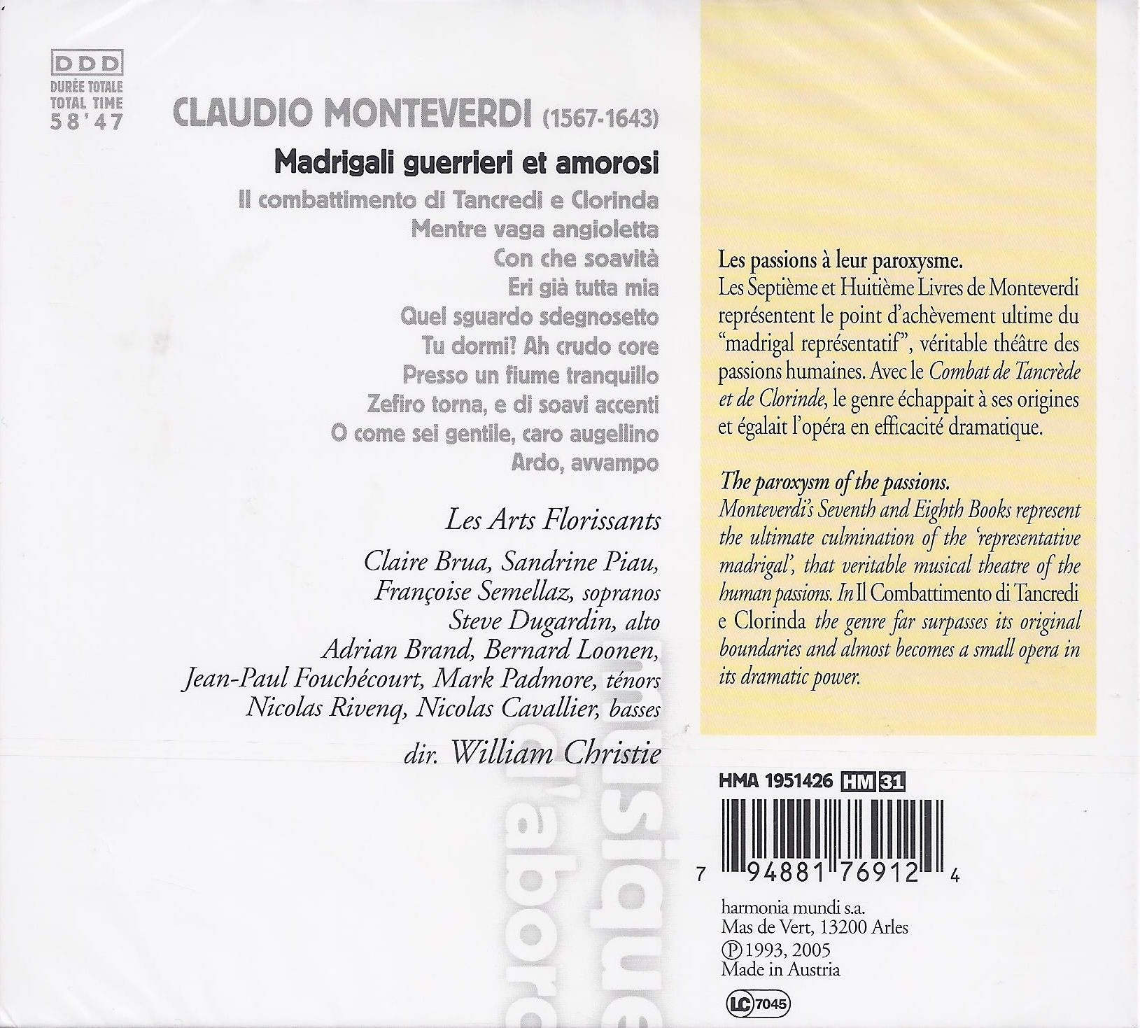 Monteverdi: Il combattimento di Tancredi e Clorinda - slide-1