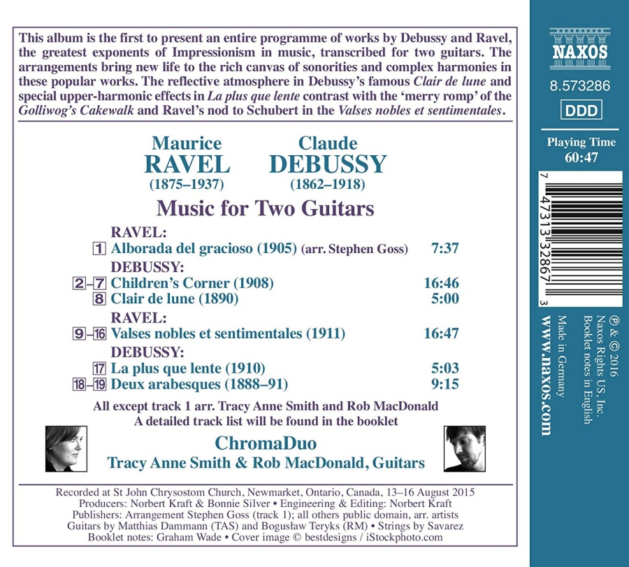 Ravel & Debussy: Music for Two Guitars - slide-1