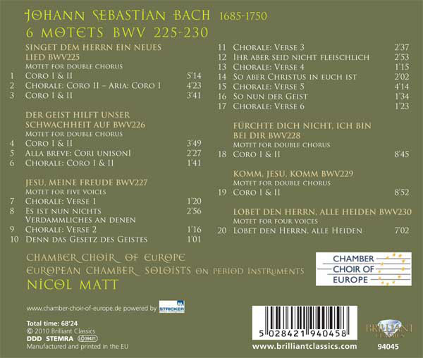 Bach: Motets - slide-1