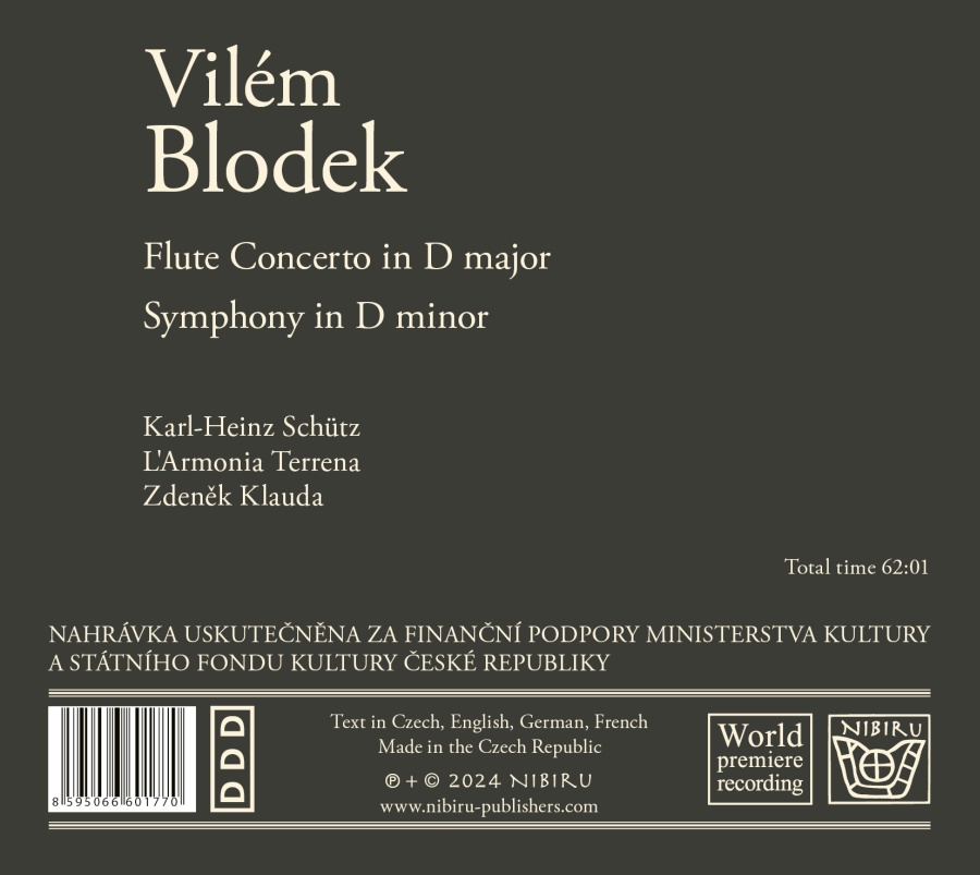 Blodek: Flute Concerto; Symphony - slide-1