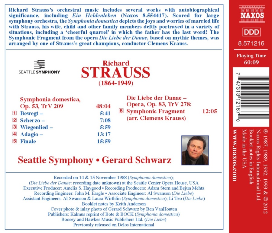 STRAUSS Richard: Symphonia domestica - slide-1