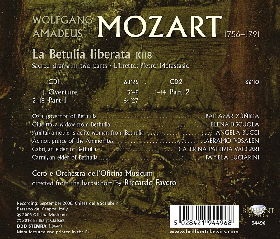Mozart: La Betulia Liberata - slide-1