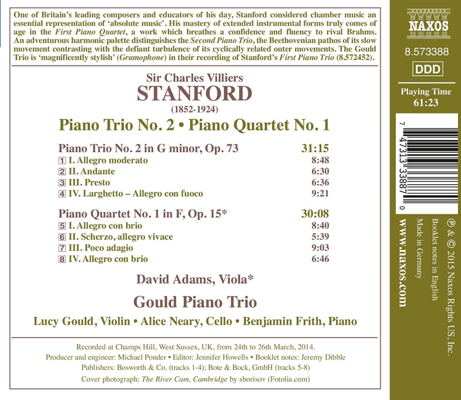 Stanford: Piano Trio No. 2 Piano Quartet No. 1 - slide-1