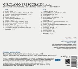 Frescobaldi: Toccate d’intavolatura di cimbalo et organo, Libro Primo - slide-1