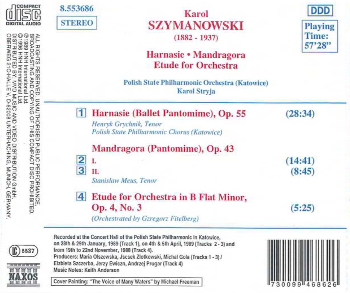 SZYMANOWSKI: Harnasie. Mandragora. - slide-1