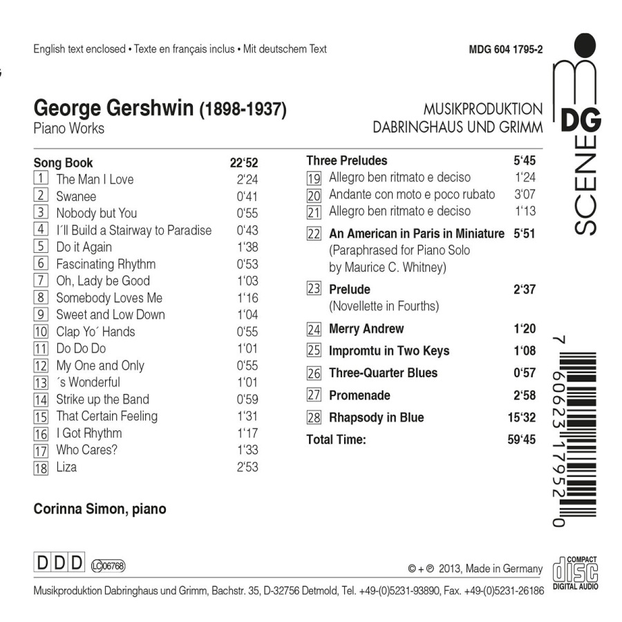 Gershwin: Rhapsody in Blue - Piano Works - slide-1