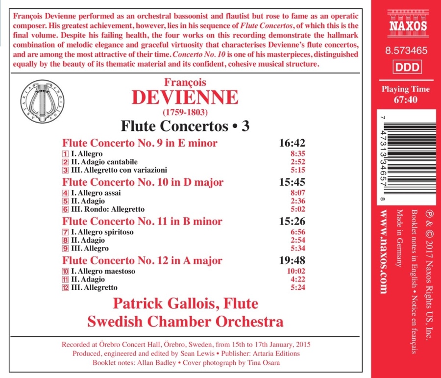 Devienne: Flute Concertos Nos. 9 - 12 - slide-1