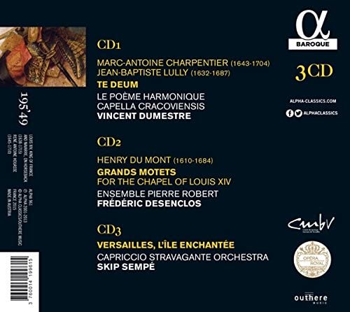 Louis XIV - Musiques du Roi-Soleil ; Lully, Anglebert, Lambert, Chambonnières, Charpentier - slide-1