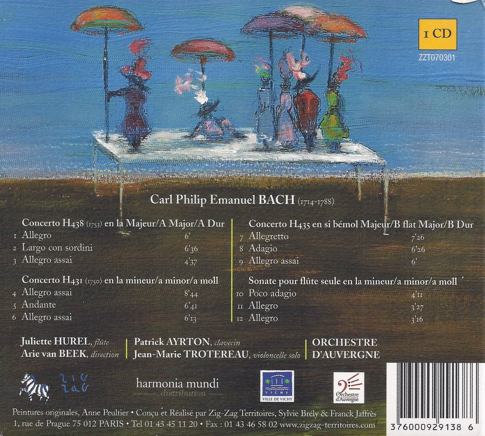 Bach C.P.E.: Concertos pour flute - slide-1