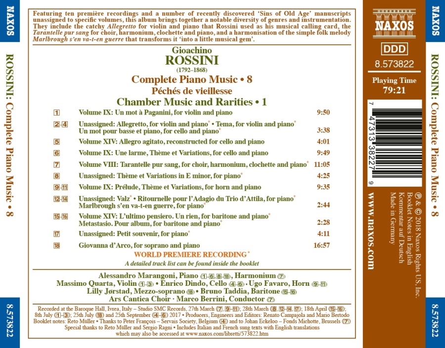 Rossini: Péchés de Vieillesse Vol. 8 - slide-1