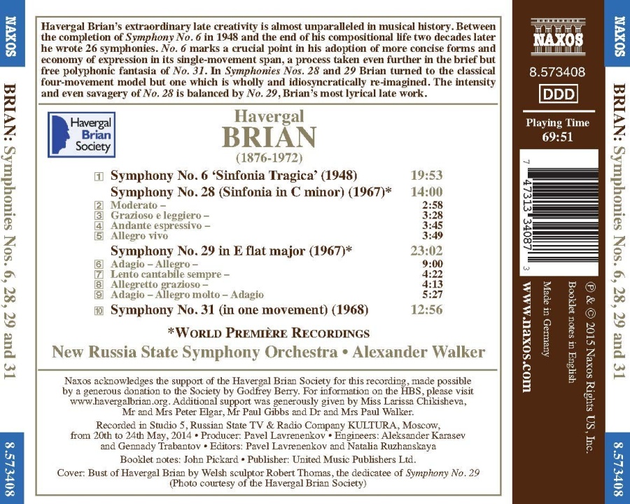 Brian: Symphonies Nos. 6, 28, 29 and 31 - slide-1