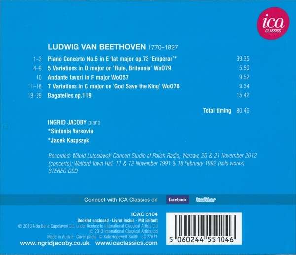 Beethoven: Piano Concerto No. 5 / Ingrid Jacoby  - slide-1