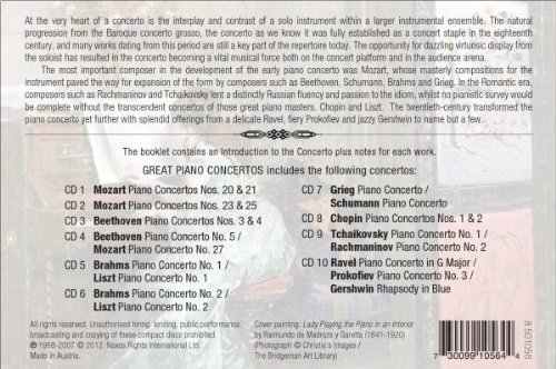 GREAT PIANO CONCERTOS (10 CD) - slide-1