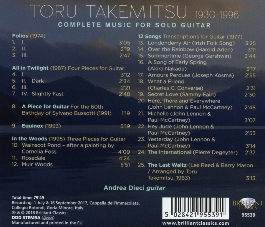 Takemitsu: Complete Music for Solo Guitar - slide-1