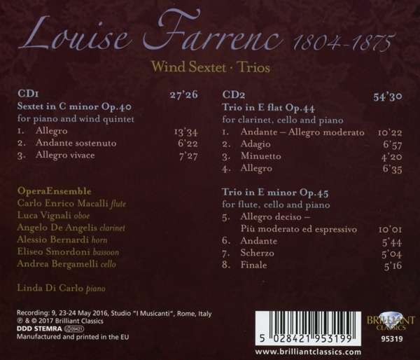 Farrenc: Wind Sextet; Trios - slide-1