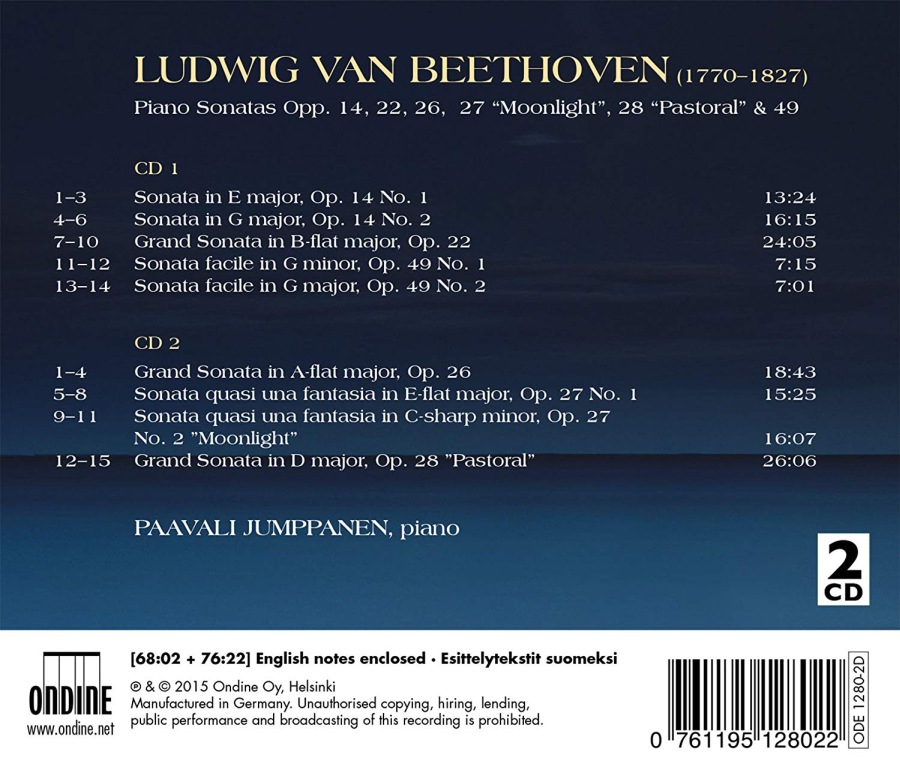 Beethoven: Piano Sonatas Nos. 9 - 15, 19 & 20 - slide-1