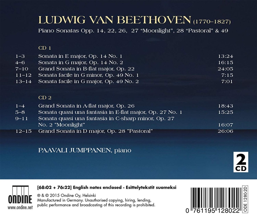 Beethoven: Piano Sonatas Nos. 9 - 15, 19 & 20 - slide-1