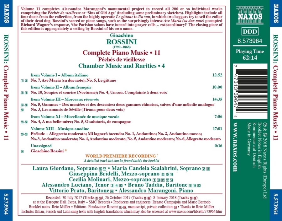 Rossini: Péchés de Vieillesse Vol. 11 - slide-1