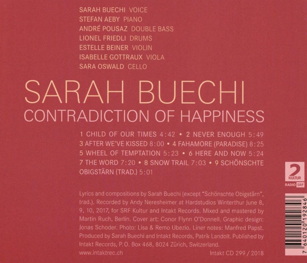 Sarah Buechi: Contradiction of Happiness - slide-1