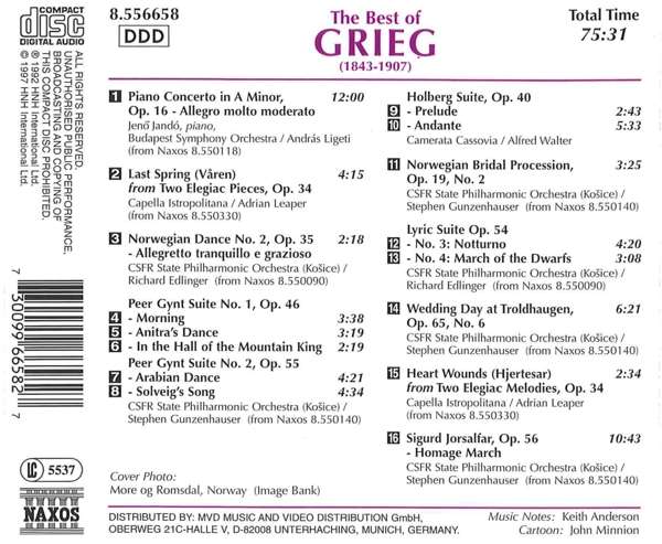 THE BEST OF GRIEG - slide-1