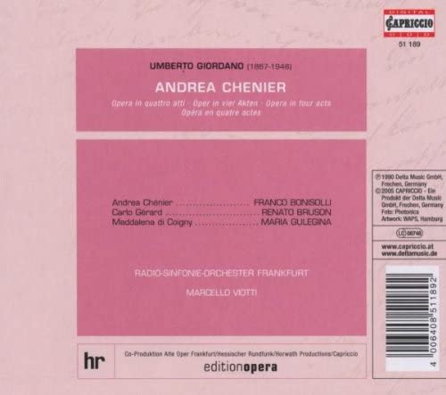 Giiordano: Andrea Chenier - slide-1