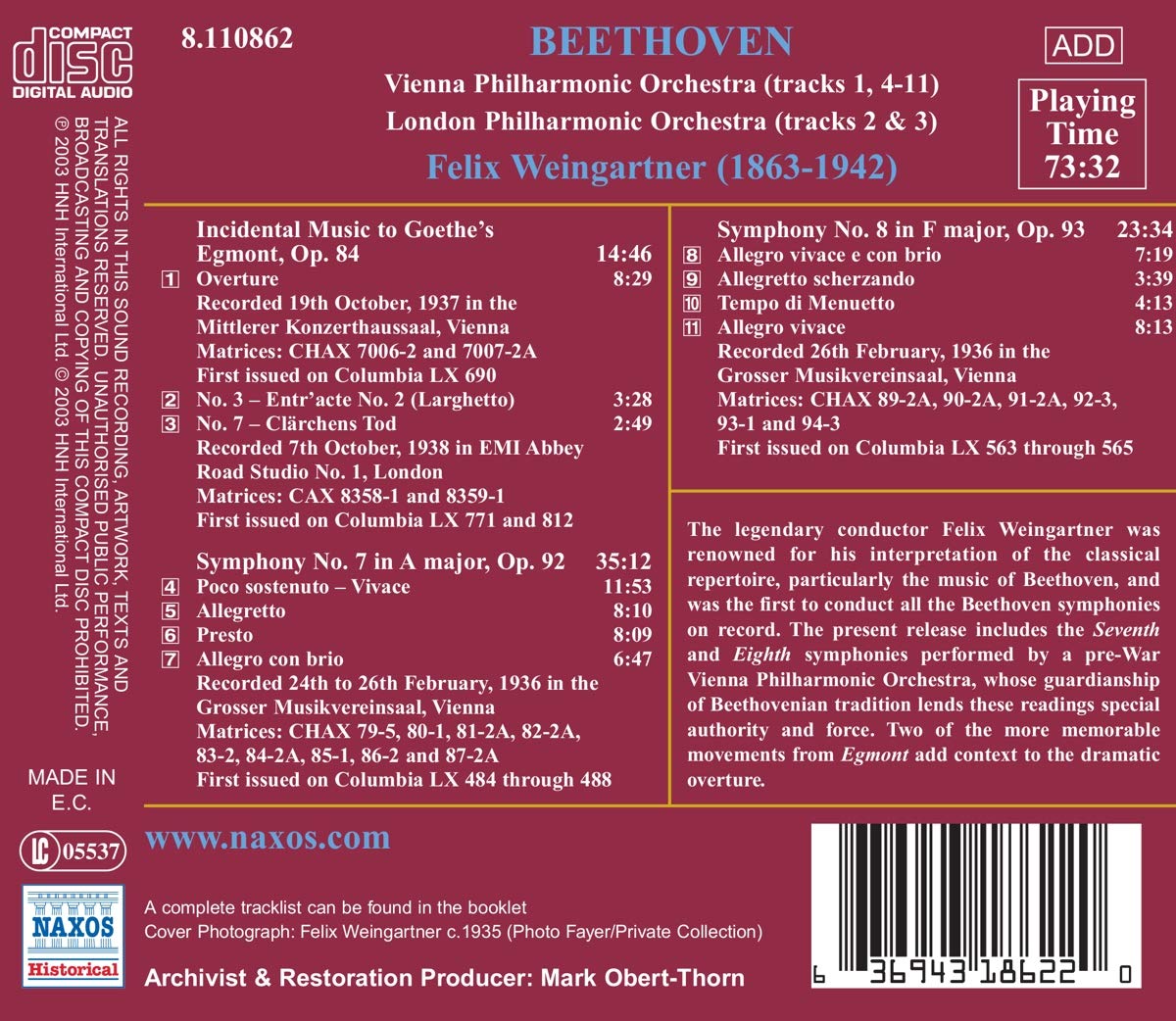 Beethoven: Symphonies Nos. 7 and 8 - slide-1