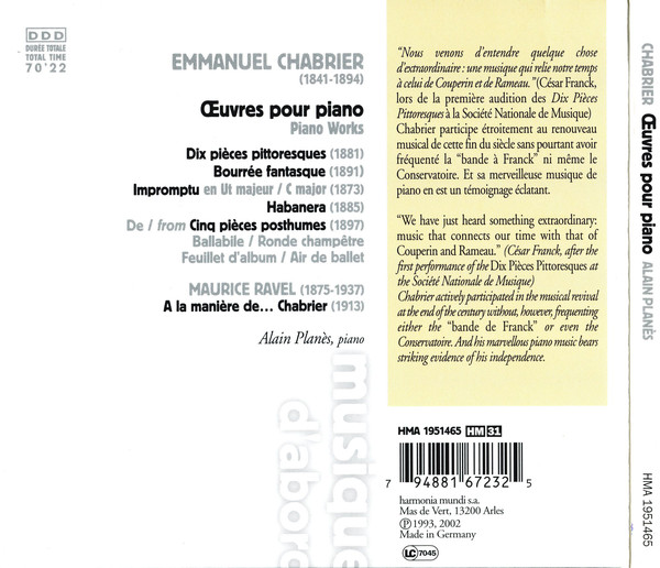 Chabrier: Oeuvres pour piano - slide-1