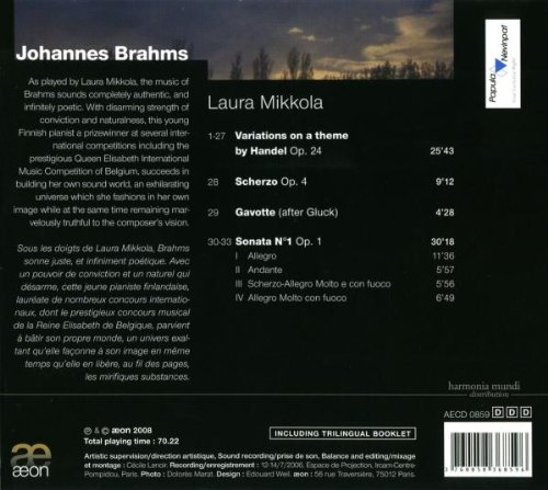 Brahms: Piano Sonata & Variations - slide-1