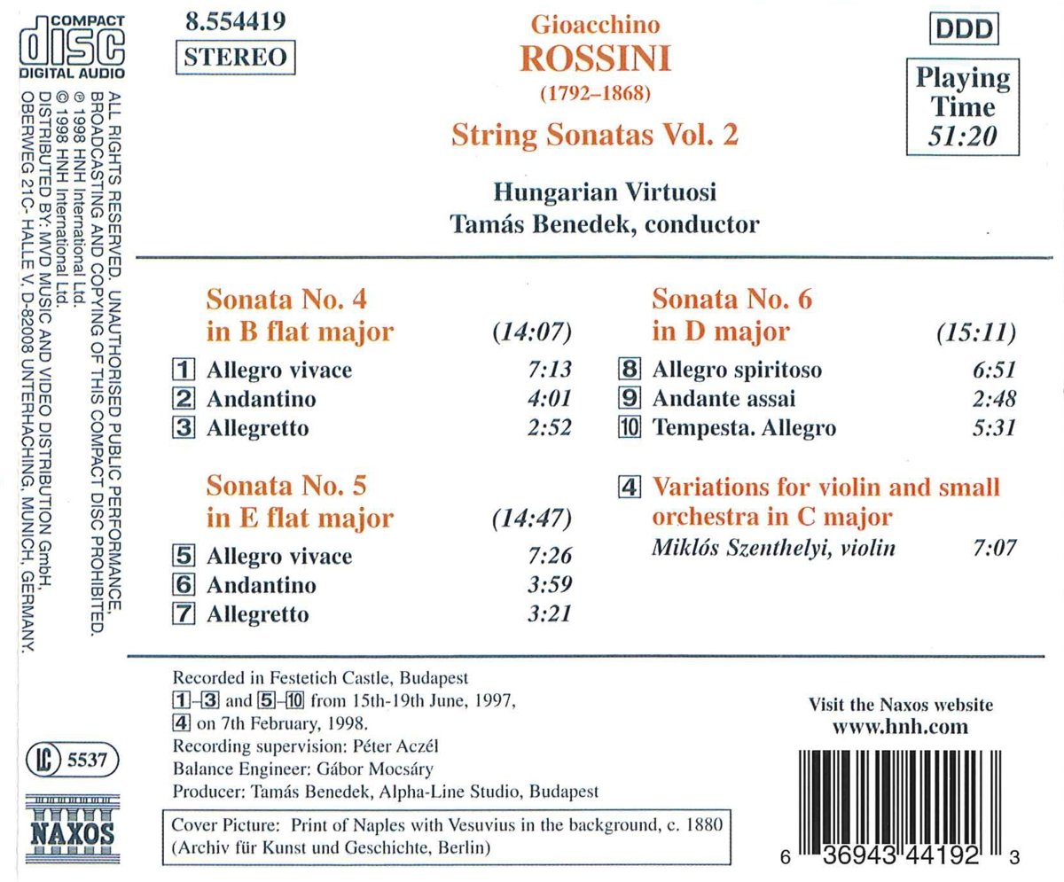 ROSSINI: String Sonatas nos. 4,5 - slide-1