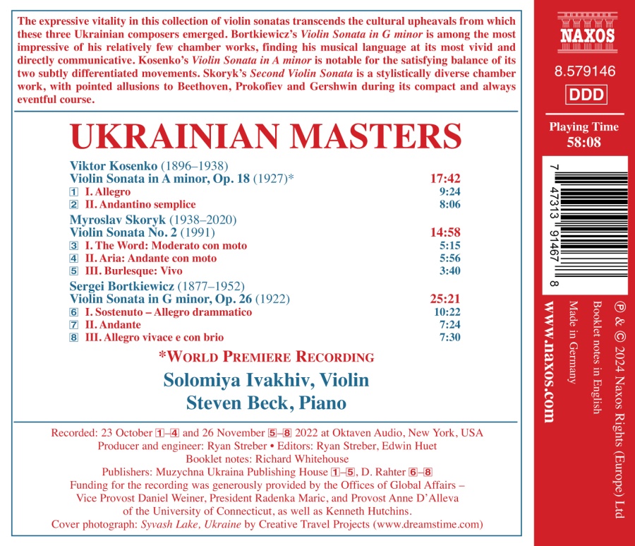 Ukrainian Masters - Violin Sonatas - slide-1