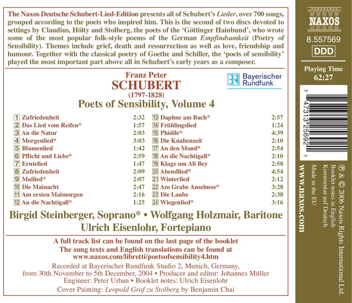SCHUBERT: Lied Edition 20 vol. 4 - slide-1