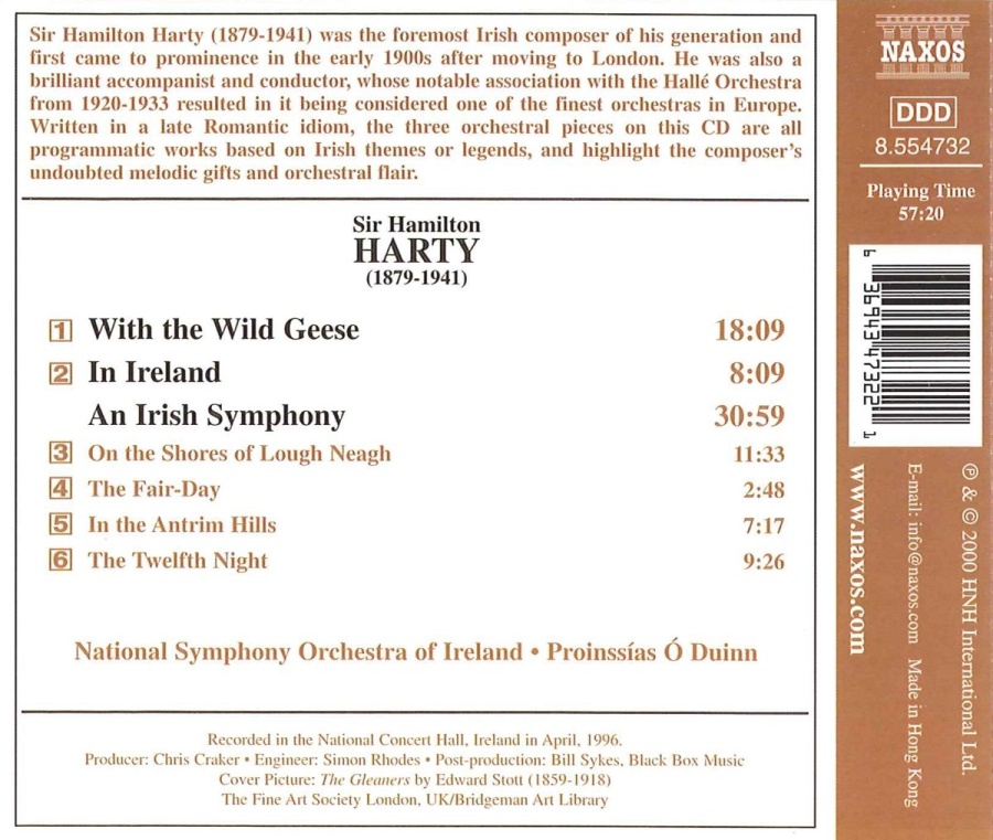 HARTY: An Irish Symphony; With the Wild Geese; In Ireland - slide-1