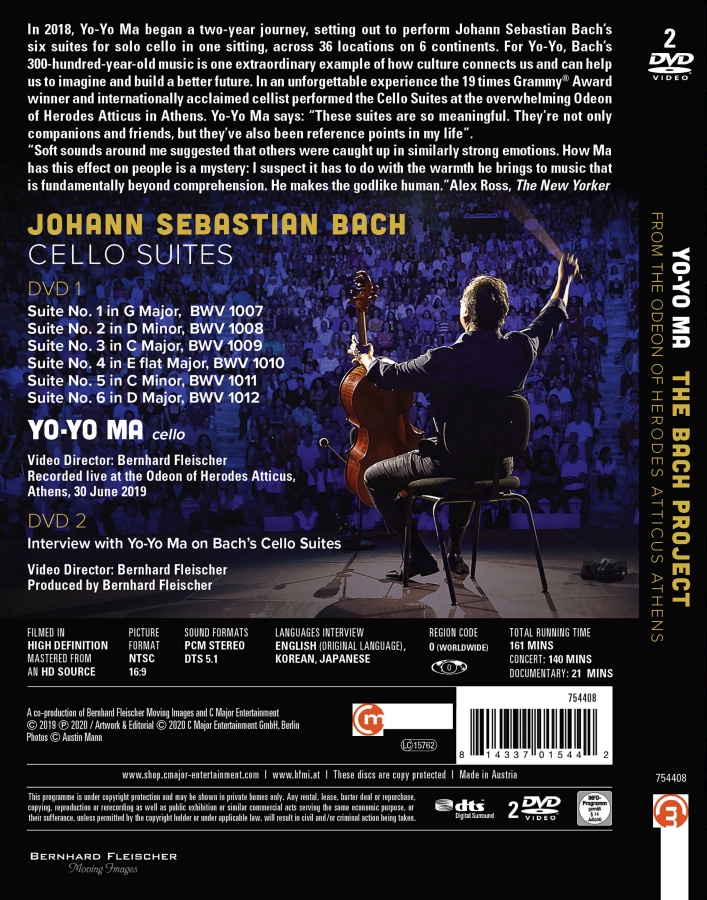 Yo-Yo Ma - The Bach Project: Cello Suites - slide-1